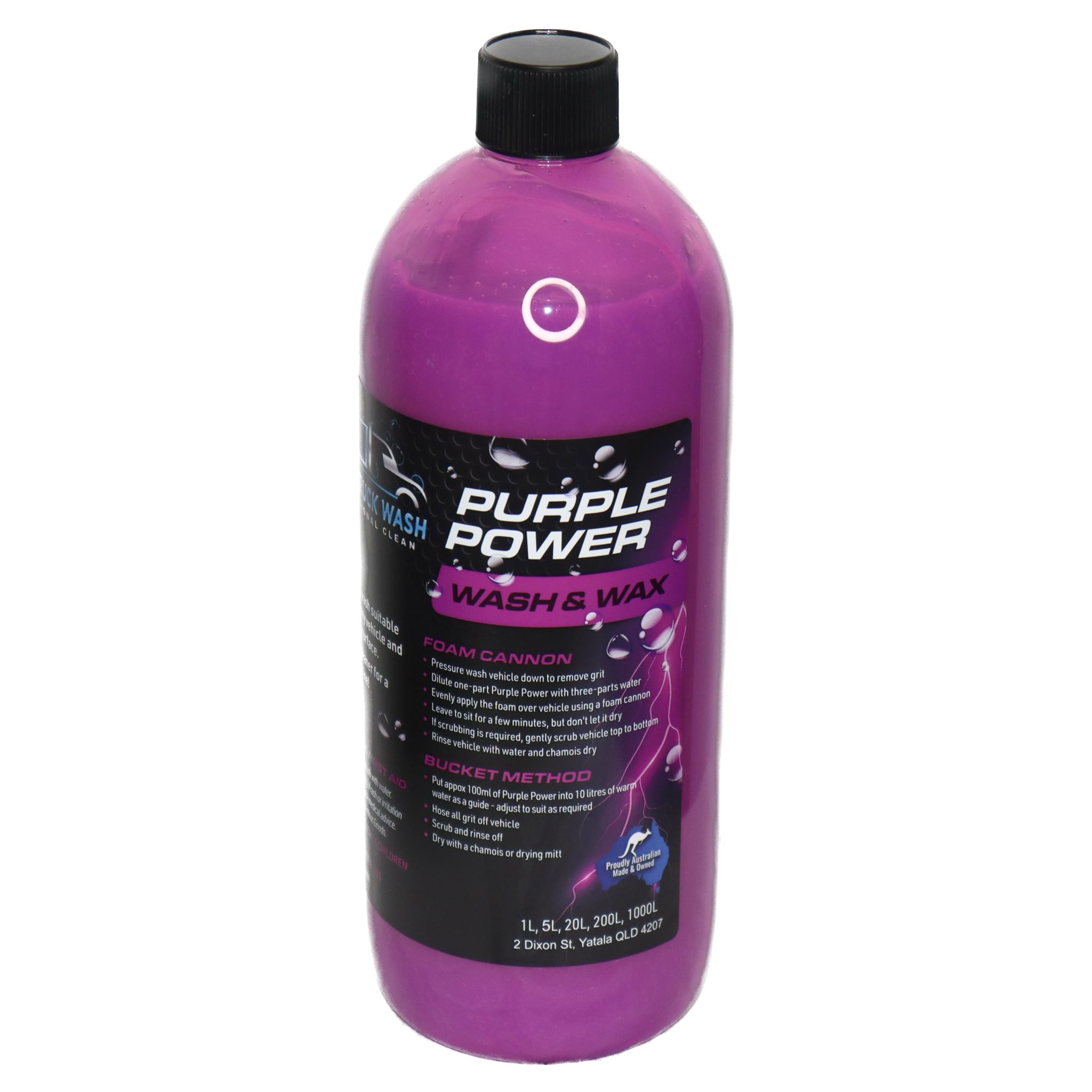 Purple Power Prime-Shine Wash & Wax - 100 oz